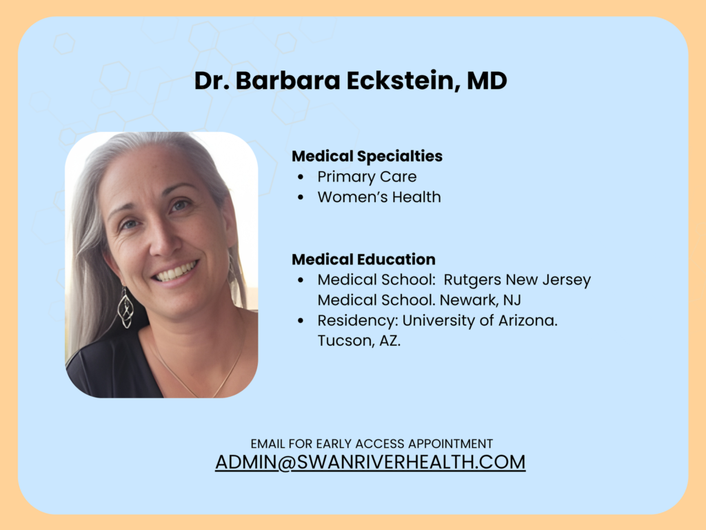 Dr. Barbara Eckstein, MD
Tucson Primary Care Doctor 